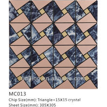 MC013 neue dekorative Material AKP-Mosaik Wandpaneele